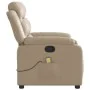 Sillón de masaje reclinable cuero sintético color capuchino by , Armchairs - Ref: Foro24-373499, Price: 241,25 €, Discount: %