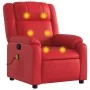 Sillón de masaje reclinable cuero sintético rojo von , Sessel - Ref: Foro24-373534, Preis: 224,79 €, Rabatt: %