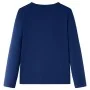 Camiseta infantil de manga larga azul marino 140 de , Camisetas para niños - Ref: Foro24-14183, Precio: 12,84 €, Descuento: %