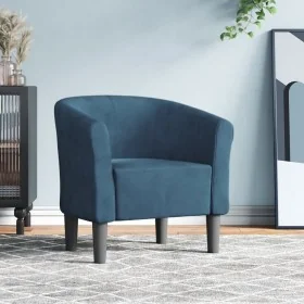 Sillón de terciopelo azul oscuro von , Sessel - Ref: Foro24-356445, Preis: 171,88 €, Rabatt: %