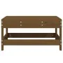 Taburete de jardín madera maciza de pino marrón miel de , Sofás modulares de exterior - Ref: Foro24-825488, Precio: 45,58 €, ...