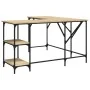 Escritorio madera de ingeniería roble Sonoma 139x139x75 cm von , Schreibtische - Ref: Foro24-837588, Preis: 87,39 €, Rabatt: %