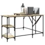 Escritorio madera de ingeniería roble Sonoma 139x139x75 cm von , Schreibtische - Ref: Foro24-837588, Preis: 87,39 €, Rabatt: %
