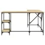 Escritorio madera de ingeniería roble Sonoma 139x139x75 cm von , Schreibtische - Ref: Foro24-837588, Preis: 87,39 €, Rabatt: %