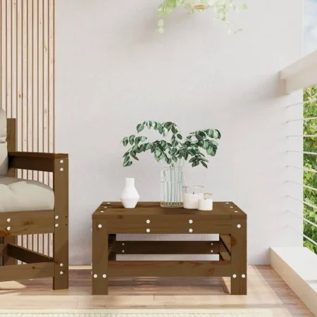 Taburete de jardín madera maciza de pino marrón miel von , Modulare Sofas für den Außenbereich - Ref: Foro24-825621, Preis: 6...