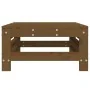Taburete de jardín madera maciza de pino marrón miel von , Modulare Sofas für den Außenbereich - Ref: Foro24-825621, Preis: 6...