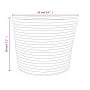 Cestas de almacenaje 2 uds algodón marrón y blanco Ø24x18 cm by , Baskets - Ref: Foro24-358456, Price: 25,60 €, Discount: %