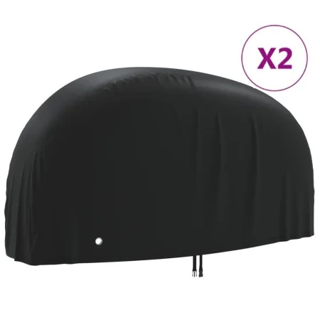 Cubiertas para bicicletas 2 uds tela Oxford 190T 200x85x110 cm de , Fundas para bicicletas - Ref: Foro24-3203408, Precio: 47,...