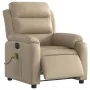 Sillón reclinable de masaje eléctrico cuero sintético capuchino by , Armchairs - Ref: Foro24-3205041, Price: 289,06 €, Discou...