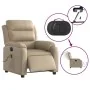 Sillón reclinable de masaje eléctrico cuero sintético capuchino by , Armchairs - Ref: Foro24-3205041, Price: 289,06 €, Discou...