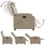 Sillón reclinable de masaje eléctrico cuero sintético capuchino by , Armchairs - Ref: Foro24-3205041, Price: 289,06 €, Discou...