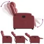Sillón elevable eléctrico cuero artificial rojo tinto de , Sillones - Ref: Foro24-3205060, Precio: 353,62 €, Descuento: %