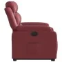 Sillón elevable eléctrico cuero artificial rojo tinto de , Sillones - Ref: Foro24-3205060, Precio: 353,62 €, Descuento: %
