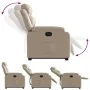 Sillón elevable eléctrico cuero artificial capuchino by , Armchairs - Ref: Foro24-3205062, Price: 348,18 €, Discount: %