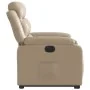 Sillón elevable eléctrico cuero artificial capuchino by , Armchairs - Ref: Foro24-3205062, Price: 348,18 €, Discount: %