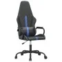 Silla gaming con masaje cuero sintético azul y negro de , Sillones para videojuegos - Ref: Foro24-345557, Precio: 102,79 €, D...