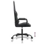 Silla gaming con masaje cuero sintético azul y negro de , Sillones para videojuegos - Ref: Foro24-345557, Precio: 102,79 €, D...