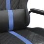 Silla gaming con masaje cuero sintético azul y negro de , Sillones para videojuegos - Ref: Foro24-345557, Precio: 102,79 €, D...