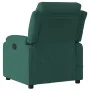 Sillón reclinable de masaje eléctrico terciopelo verde oscuro by , Armchairs - Ref: Foro24-3205083, Price: 299,29 €, Discount: %