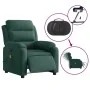 Sillón reclinable de masaje eléctrico terciopelo verde oscuro by , Armchairs - Ref: Foro24-3205083, Price: 299,29 €, Discount: %