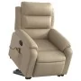 Sillón reclinable de masaje eléctrico cuero sintético capuchino de , Sillones - Ref: Foro24-3205069, Precio: 378,45 €, Descue...