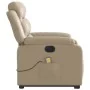 Sillón reclinable de masaje eléctrico cuero sintético capuchino de , Sillones - Ref: Foro24-3205069, Precio: 378,45 €, Descue...