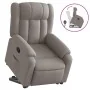 Sillón reclinable elevable tela gris taupe de , Sillones - Ref: Foro24-3205324, Precio: 314,82 €, Descuento: %
