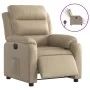 Sillón reclinable eléctrico de cuero sintético color capuchino by , Armchairs - Ref: Foro24-3205034, Price: 266,21 €, Discoun...
