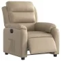 Sillón reclinable eléctrico de cuero sintético color capuchino by , Armchairs - Ref: Foro24-3205034, Price: 266,21 €, Discoun...