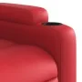 Sillón reclinable eléctrico de cuero sintético rojo de , Sillones - Ref: Foro24-3204535, Precio: 307,52 €, Descuento: %