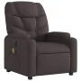 Sillón reclinable de masaje eléctrico tela marrón oscuro de , Sillones - Ref: Foro24-3204589, Precio: 265,70 €, Descuento: %