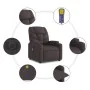 Sillón reclinable de masaje eléctrico tela marrón oscuro de , Sillones - Ref: Foro24-3204589, Precio: 265,70 €, Descuento: %