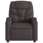 Sillón reclinable de masaje eléctrico tela marrón oscuro de , Sillones - Ref: Foro24-3204589, Precio: 265,70 €, Descuento: %