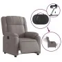 Sillón reclinable eléctrico tela gris taupé de , Sillones - Ref: Foro24-3205186, Precio: 281,70 €, Descuento: %