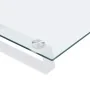Soporte de monitor vidrio templado y metal blanco 40x20x8 cm by , Computer bases and risers - Ref: Foro24-374215, Price: 27,8...