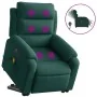 Sillón masaje reclinable elevable terciopelo verde oscuro de , Sillones - Ref: Foro24-3205127, Precio: 381,07 €, Descuento: %