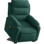 Sillón masaje reclinable elevable terciopelo verde oscuro de , Sillones - Ref: Foro24-3205127, Precio: 381,07 €, Descuento: %