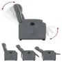 Sillón reclinable elevable eléctrico de cuero sintético gris von , Sessel - Ref: Foro24-3205167, Preis: 375,81 €, Rabatt: %
