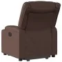Sillón reclinable elevable cuero sintético marrón de , Sillones - Ref: Foro24-3206553, Precio: 347,94 €, Descuento: %