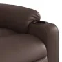 Sillón reclinable eléctrico de cuero sintético marrón de , Sillones - Ref: Foro24-3206545, Precio: 308,94 €, Descuento: %