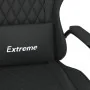 Silla gaming con masaje cuero sintético negro von , Gaming-Stühle - Ref: Foro24-345541, Preis: 104,24 €, Rabatt: %