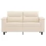 Sofá de 2 plazas de tela de microfibra beige 120 cm by , Sofas - Ref: Foro24-359560, Price: 261,21 €, Discount: %