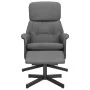 Sillón reclinable con reposapiés tela gris oscuro von , Sessel - Ref: Foro24-356667, Preis: 150,09 €, Rabatt: %