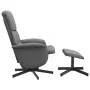 Sillón reclinable con reposapiés tela gris oscuro von , Sessel - Ref: Foro24-356667, Preis: 150,09 €, Rabatt: %
