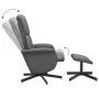 Sillón reclinable con reposapiés tela gris oscuro von , Sessel - Ref: Foro24-356667, Preis: 150,09 €, Rabatt: %