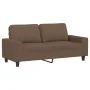 Sofá de 2 plazas de tela marrón 140 cm by , Sofas - Ref: Foro24-359394, Price: 236,89 €, Discount: %