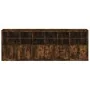 Aparador con luces LED roble ahumado 283x37x100 cm de , Aparadores - Ref: Foro24-3209167, Precio: 467,50 €, Descuento: %