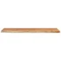 Estante pared rectangular madera acacia borde vivo 120x30x3,8cm von , Tischplatten - Ref: Foro24-370290, Preis: 91,94 €, Raba...