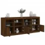 Aparador con luces LED marrón roble 164x37x67 cm von , Sideboards - Ref: Foro24-3209057, Preis: 195,97 €, Rabatt: %