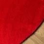 Alfombra de pelo corto suave lavable HUARTE rojo Ø 200 cm de , Alfombras - Ref: Foro24-375183, Precio: 87,41 €, Descuento: %